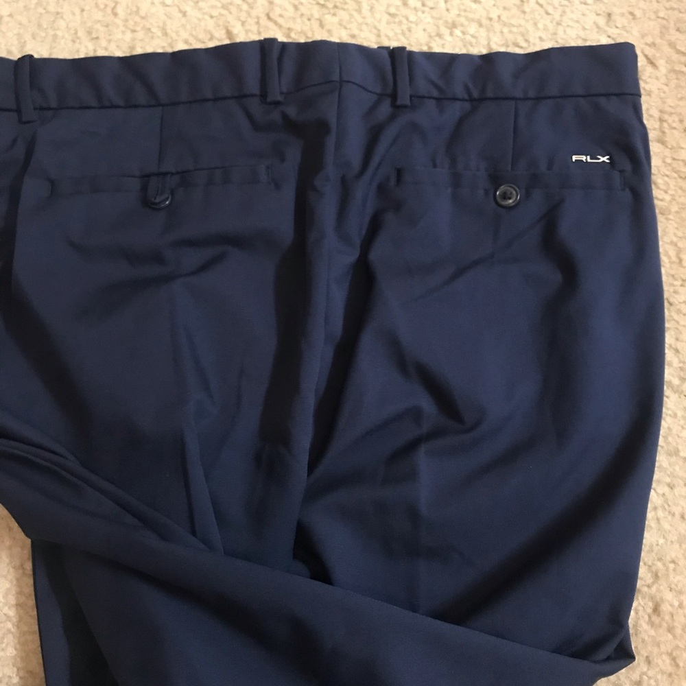 Men’s navy RLX golf pants size 34/32 - Picture 2 of 3